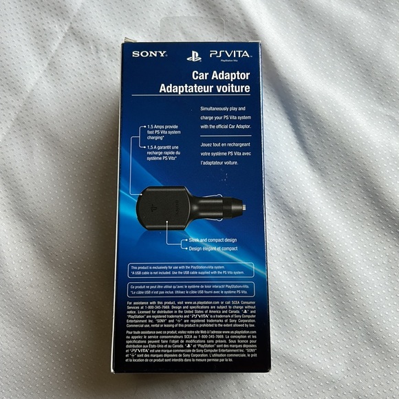PlayStation Vita Car Adapter Charger PSVita Portable Sony Brand New Sealed - Picture 3 of 5